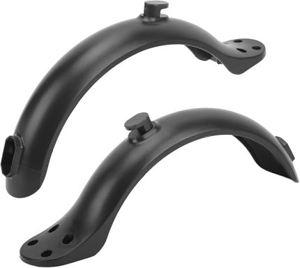 Elektrikli Scooter Çamur Koruması, Hafif ABS Malzeme, Sıçramayı Önler, Arka Lambalı Sağlam Scooter Çamurluğu, Tüm Hava Koşullarına Uygun, Kurulumu Kolay Yedek Parçalar