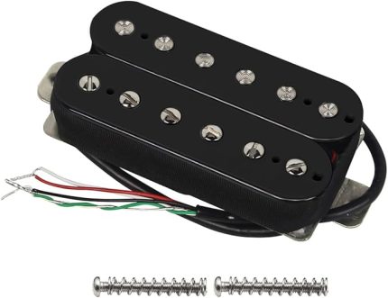 Elektro Gitar Humbucker Manyetikler Köprü Alnico 5 Pikap Siyah
