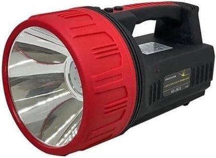 W LED Uzun Aramalı 5000 Metre Süper Projektör Fener Adaptör Şarjlı El Feneri