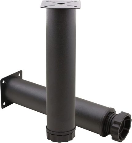 Mobilya Kanepe Baza Koltuk Metal Destek Ayağı Ayarlanabilir Siyah Ayak 25 cm