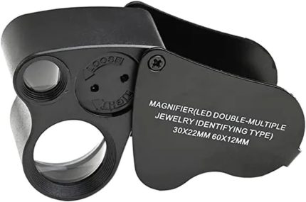 30x 60x Ikili Küçük Yakın Büyüteci Led Aydınlatmalı Lup Büyüteç