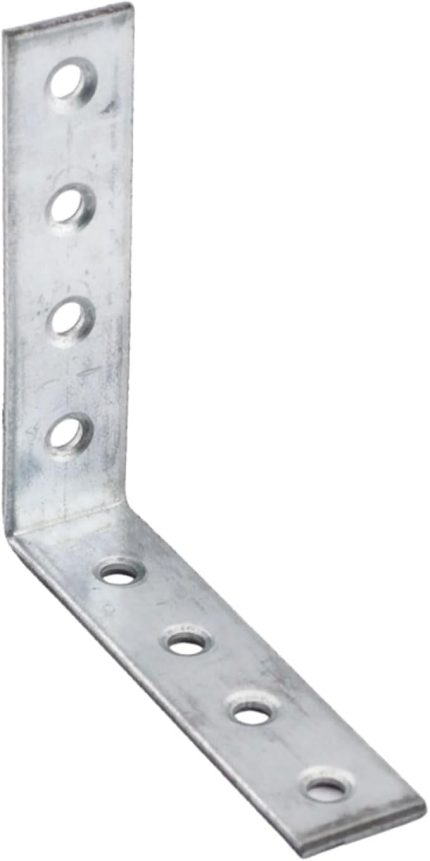 Mobilya Köşe Bağlantı Sabitleme L Demir Deprem Dolap Duvar Birleştirme Gönye 65x65x15 mm (25 ADET)