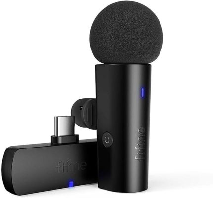 M6 Kablosuz Yaka Mikrofonu - Youtuber - Tiktok - Android - Type C Bilgisayar