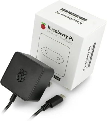 4596 Pi - Raspberry Pi 4 Model B, USB-C, 5.1V, 3A için resmi güç kaynağı