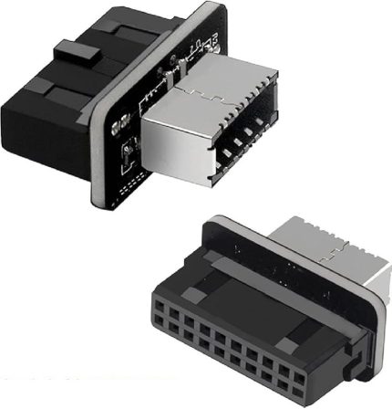 5209 Type-E To USB 3.0 19 PIN Anakart Dişi Erkek Çevirici Dönüştürücü Adaptör