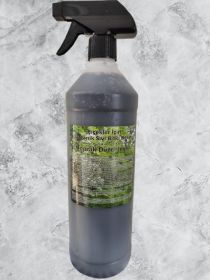 Botanik 1 Lt Çiçek ve Bitkiler İçin Konsantre Organik Sıvı Bitki Besini (Toprak Düzenleyici)