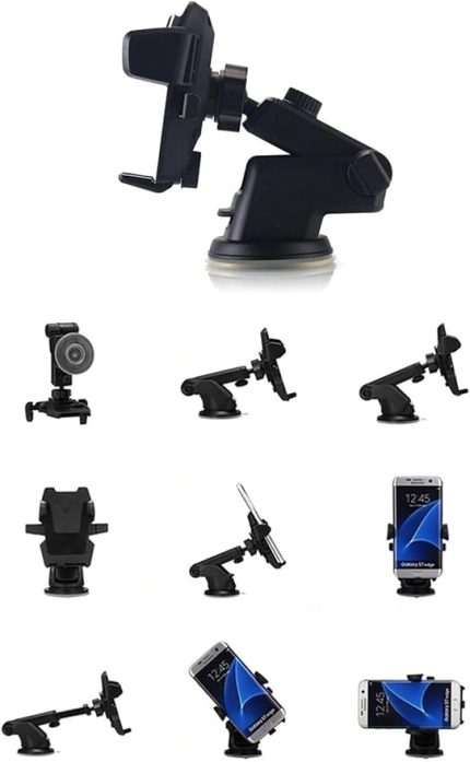 Araç Içi Akrobat Telefon Tutucu Oto Teleskopik Hareketli Vantuzlu Araba Tutacağı