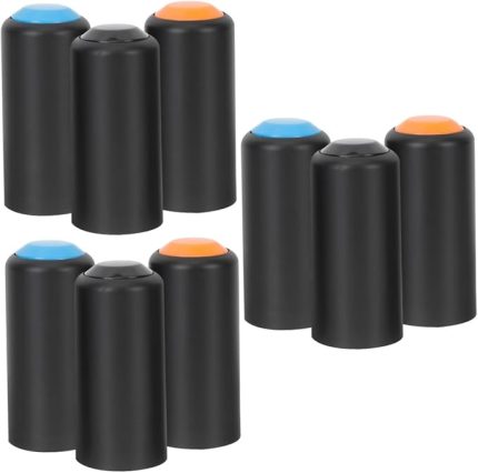 9 Pil Kapağı Vidalı Pil Kapağı Mikrofonlar Mikrofon Pil Vidalı Mikrofonlar Için Pil Kapağı Mikrofon Pil Kapağı Kapağı Menteşe Plastik Kasa 7A El