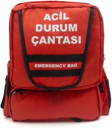 Deprem Çantası, 208 Parça, 4 Kişilik Aile İçin, Acil Durum ve İlkyardım Seti