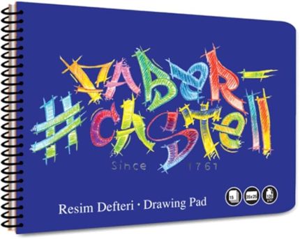 Resim Defteri, 35x50 cm, 15 Yaprak, Spiral Cilt, Karton Kapak, 120g Kaliteli Kağıt, Perforajlı Sayfalar, Boyama Teknikleri Sayfası