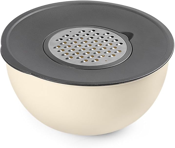 Rendeli Karıştırma Ve Saklama Kabı Büyük Boy Vakum Kapaklı Vichys Beyaz - Görsel 2