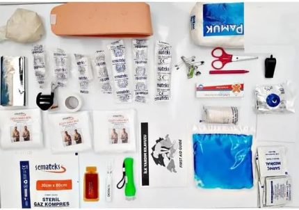 Dolabı Yedek İçerik İlk Yardım Çantası İçerik Seti Yönetmelik Uyumlu 35 Parça