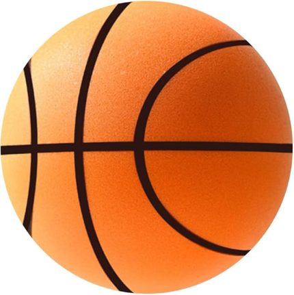 Silent Basketbol, Son Derece Elastik Sessiz Basketbol, Kaplamaz, Yüksek Yoğunluklu Köpük Top, İç Mekan Oyunu ve Antrenman için, Çocuklar ve Yetişkinler için