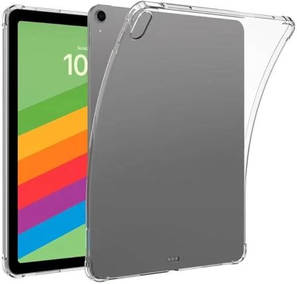 Air 13 2025 M3 Kılıf Silikon Şeffaf Darbe Korumalı Kapak Ntro Kapak Şeffaf