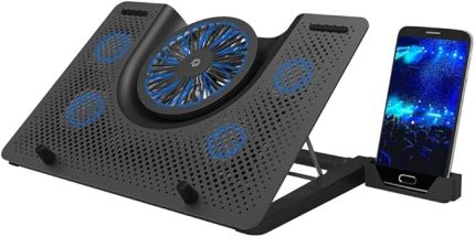 FNC-5240ST 5xFan USB Alüminyum 17” Siyah Notebook Soğutucu