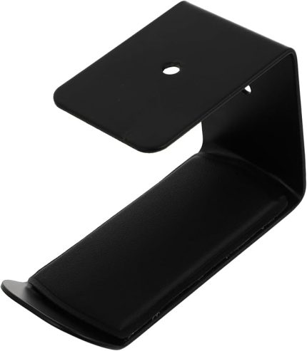 1 Takım Metal Askı Kulaklık Standı Ses Çubuğu Braketi Soundbar Tutucu Montajı Masa Için Çanta Kancası Kulaklık Klip Tutucu Kulaklık Kancaları Kanca Için Katlanabilir Pu Black
