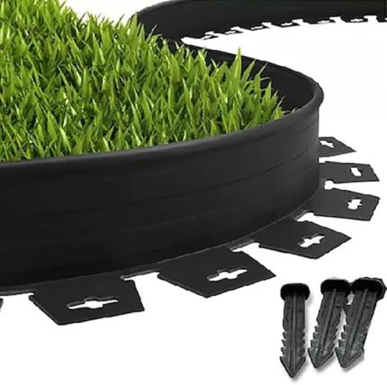Garden Çim Ayırıcı 15 M Siyah Çim Sınırlayıcı Taş Toprak Ayıracı Çim Ayracı Çim Ayırıcı Bariyeri
