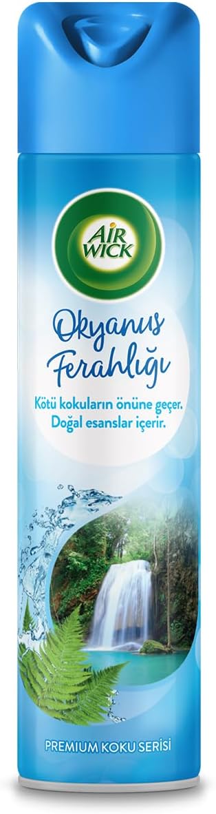 Wick Aerosol Premium Koku Serisi Okyanus Ferahlığı Sprey Oda Kokusu (1 x 300 ml)