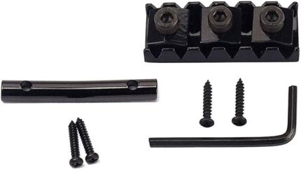 42mm Gitar Telleri Kilitli Somun, Anahtarı Vidalı, Floyd Rose Tremolo Köprüsü için, Siyah