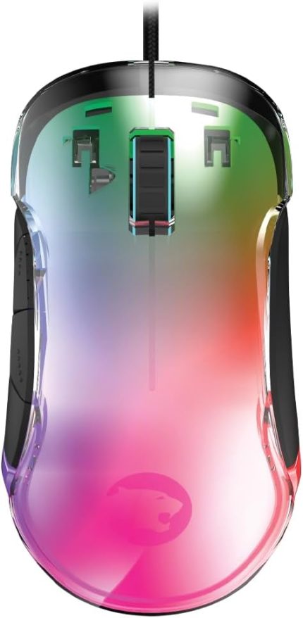 Translucent 10.000 Dpi Rgb Pro Gaming Oyuncu Mouse Macrolu