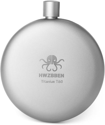 Sızdırmaz Titanyum Şişesi Şişesi Açık Kamp Sırt Çantasıyla Seyahat Pikniği için