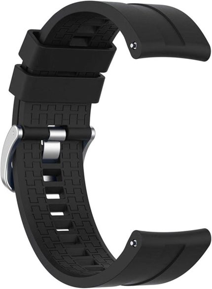 Huawei Watch Ultimate için Kordon, Silicone RapidBands Siyah [Watch Ultimate ile Uyumlu Kordon - Siyah]