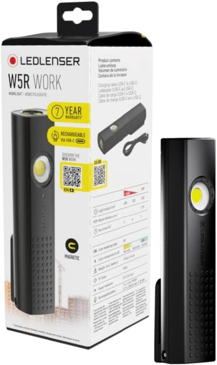 W5R Work Şarj Edilebilir Mıknatıslı El Feneri