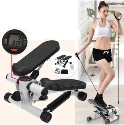 Ipli Fitness Stepper Egzersiz Aleti Total Body Twister Crosstep Step Siyah
