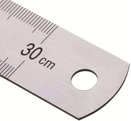 Çelik Cetvel 30 Cm (inc Ölçülü)