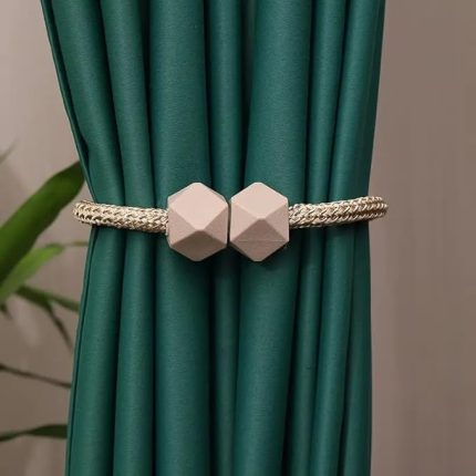 Perde Klipleri İç Dekorasyon Kare Model Perde Toplayıcı Toka Perde Tutucu Aksesuarı