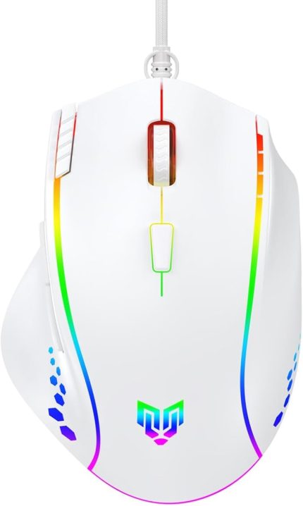Luxor Gaming Gamer Oyuncu Mouse 12800Dpi Beyaz