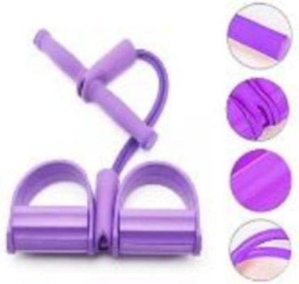 Mor body trimmer ayaklı direnç lastiği - pilates lastiği - fizik tedavi lastiği Mor