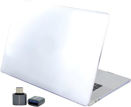 MacBook Air 15.3 İnç Kılıf A2941 M2 A3114 M3 A3241 M4 A3448 M5 Uyumlu Kristal Parlak Hard Case Şeffaf TPU Sert Kapak İnce Hafif Çizik Darbe Koruyucu Şeffaf