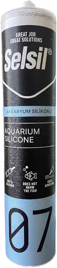 Akvaryum Silikonu Şeffaf 310 ml