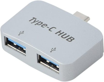 Type C To Usb 3.0 2 Port Hub 3.1 Çevirici Dönüştürücü Çoklayıcı Çoğaltıcı