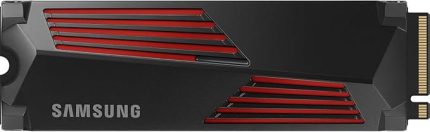 990 PRO Heatsink M.2 NVMe SSD (MZ-V9P1T0CW), 1 TB, PCIe 4.0, 7.450 MB/s okuma, 6.900 MB/s yazma, soğutuculu SSD ve RGB ışıklı konsol, oyun ve video düzenleme için