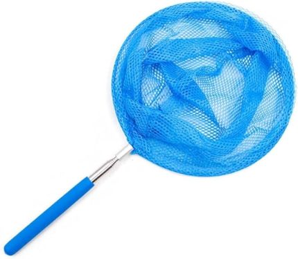Havuz Skimmer Net Yaprak Skimmer Yüzme Havuzu Net, Havuzlarda Yaprakların Ve Enkazların Hızlı Temizlenmesi Için Teleskopik Kutuplu (86 * 20cm)