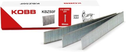 KBZ50F 50mm F/E/J/8 Serisi Ağır Hizmet Tipi Kesik Başlı Çivi 2500 Adet