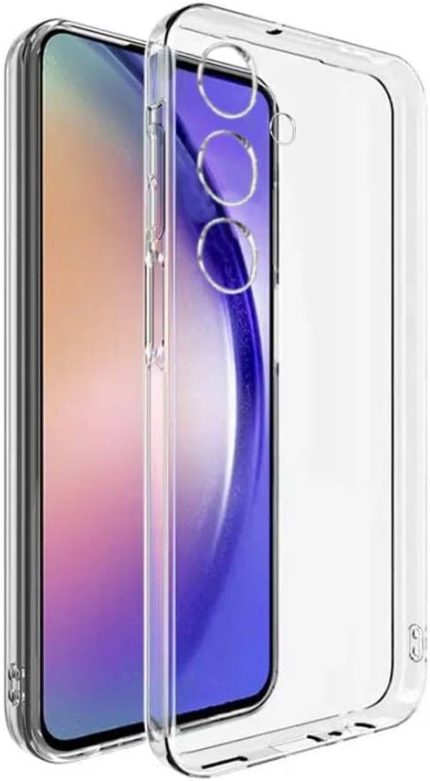 Samsung Galaxy M15 5G ile uyumlu Kılıf Süper Silikon Lüx Korumalı, Şeffaf