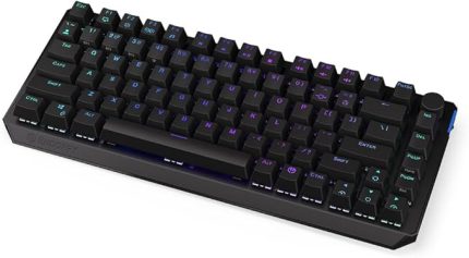 Thock%75 Kablosuz Kırmızı,%75 Kablosuz Mekanik Klavye, QWERTY, Kailh Box Red Switches, RGB, PBT Keycaps | EY5A073