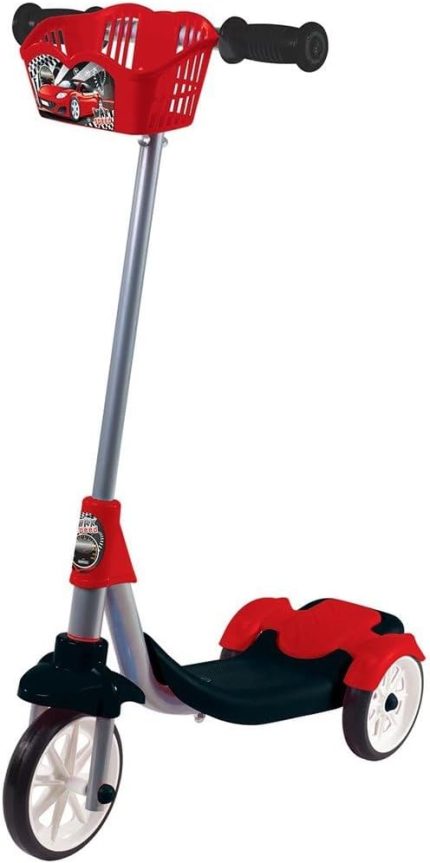 Wheels Max Speed 3 Tekerlekli Çocuk Scooter Frenli Sepetli Erkek Modeli