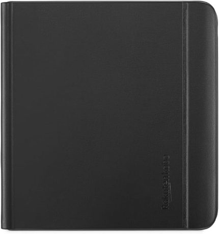 Libra Color SleepCover Kılıf | Siyah Notebook | Sleep/Wake Teknolojisi | Entegre 2 Yönlü Stand | Vegan Deri | 17 cm (7 inç) Kobo Libra Color eReader ile Uyumlu