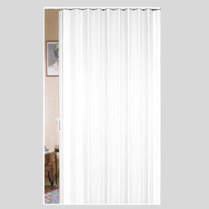 Akordiyon Kapı Beyaz Dişbudak 100X200 cm