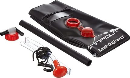 Duşu 20 Litre, Taşınabilir Hafif 20 Litre Hacimli Kamp Duşu, Solar Duş Seti Kamp İçin Uygun