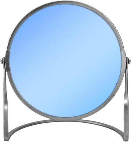 Kama Gümüş Çift Taraflı Büyüteçli Ayna 18 cm