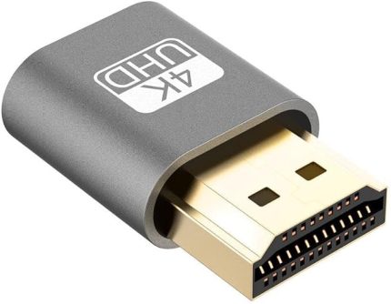 dummy hdmi sanal ekran kartı adaptörü 4k sanal ekran kartı adaptörü