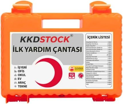 Yardım Çantası, Ecza Dolabı, İş Yeri Tipi Duvara Monte İlk Yardım Seti, Acil Müdahale Çantası