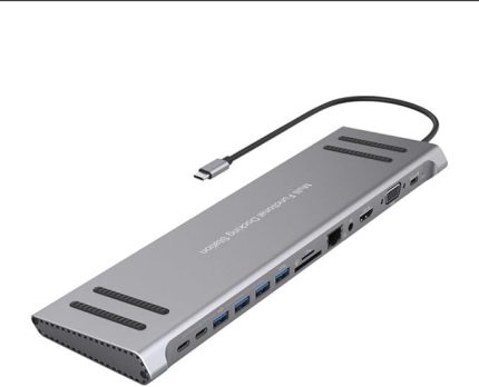 14in1 Type-C to Multi Function Docking Station - 4K HDMİ Dönüştürücü 100w pd 3.0