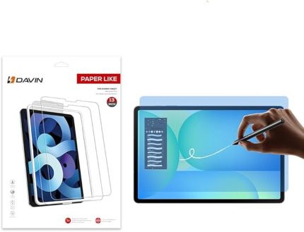 Galaxy Tab S10 FE Plus Ekran Koruyucu Kağıt Hisli Mat Paper Like, Çizim Yapanlara Özel, Parmak İzi Yapmayan İnce -