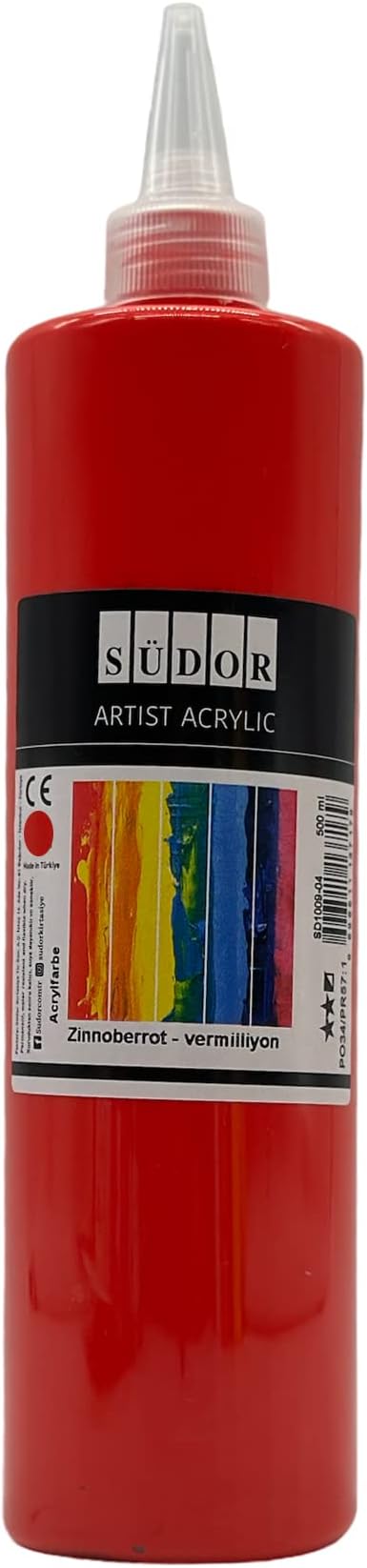 Akrik Boya 500 Ml Vermiyon